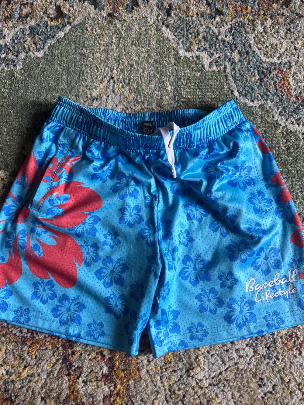 BASEBALL LIFESTYLE 101 YOUTH BEACH CLUB SHORTS IN SZ YL… NWT
